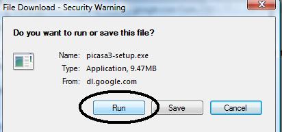 Internet Explorer File Downlod Window